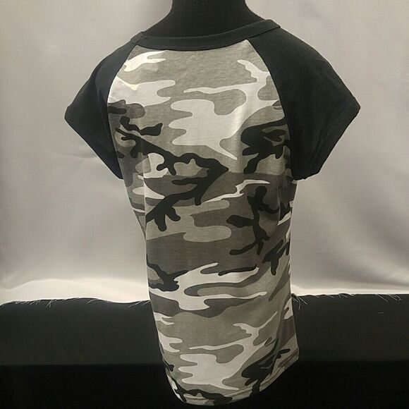 ROTHCO WOMEN'S CAMO 2-TONE RAGLAN T SHIRT - Picture 2 of 4